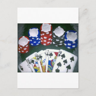 Pokernatt Vykort