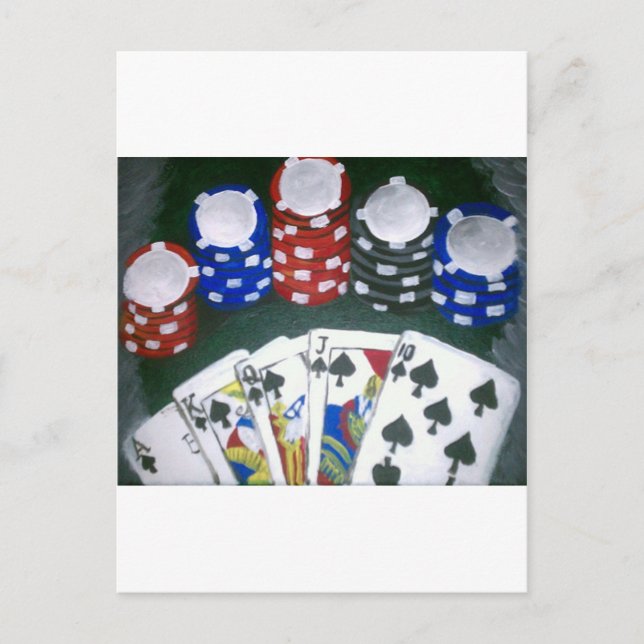 Pokernatt Vykort (Framsida)