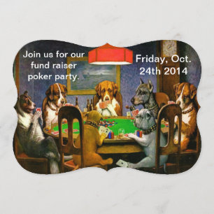 Pokerpartyinbjudan Inbjudningar
