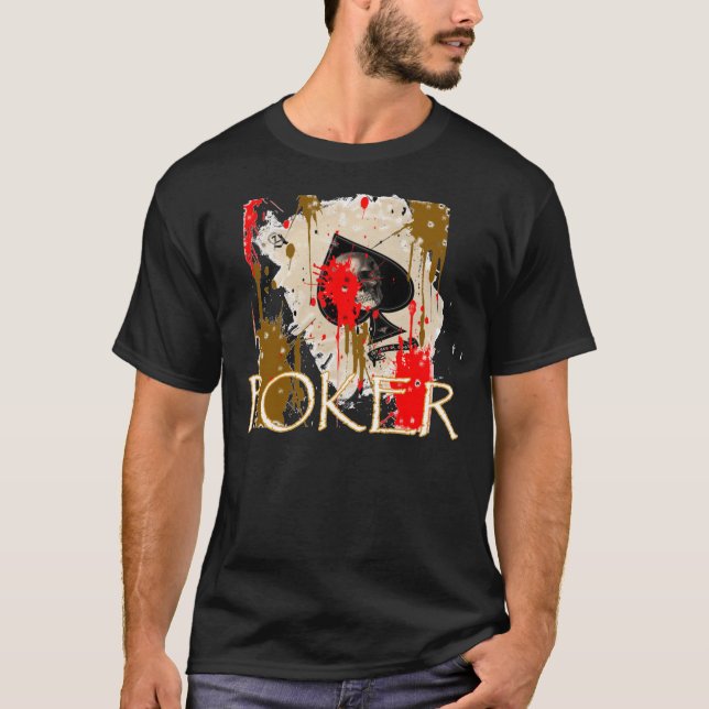 POKERSKALLE T SHIRT (Framsida)