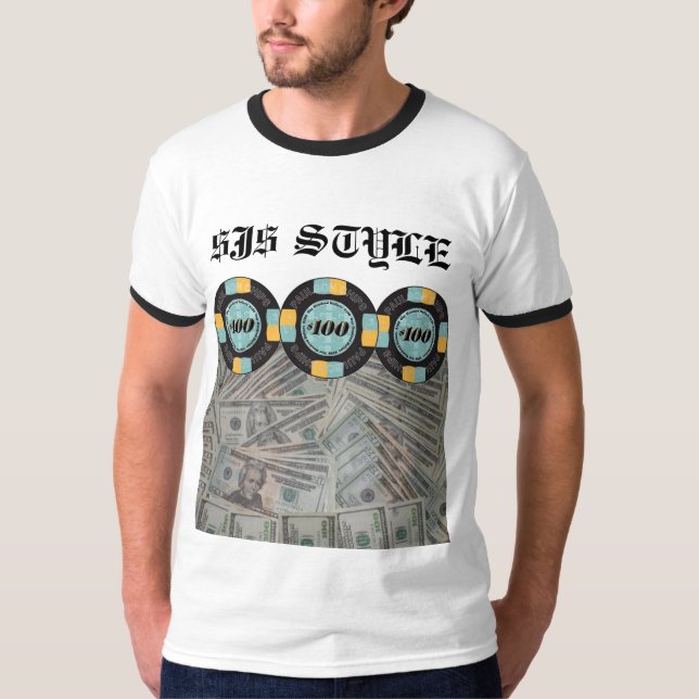 Pokerskjorta T Shirt (Framsida)