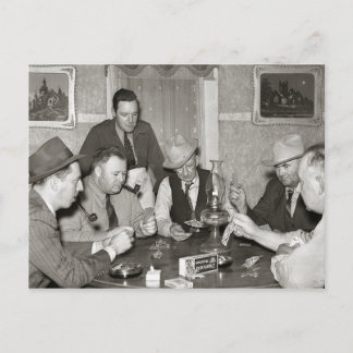 Pokerspel, 1939 vykort