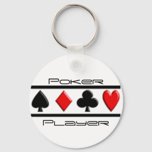Pokerspelare Nyckelring