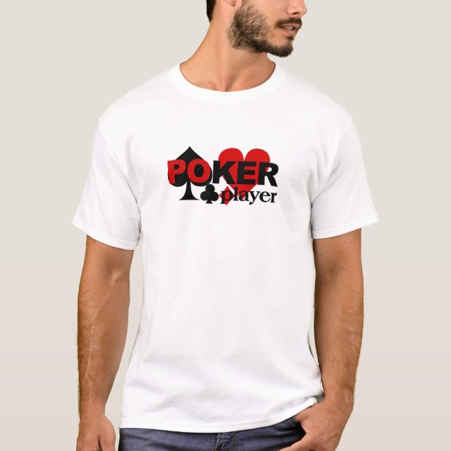 Pokerspelareskjortan - välj stil & färga t-shirt (Framsida)