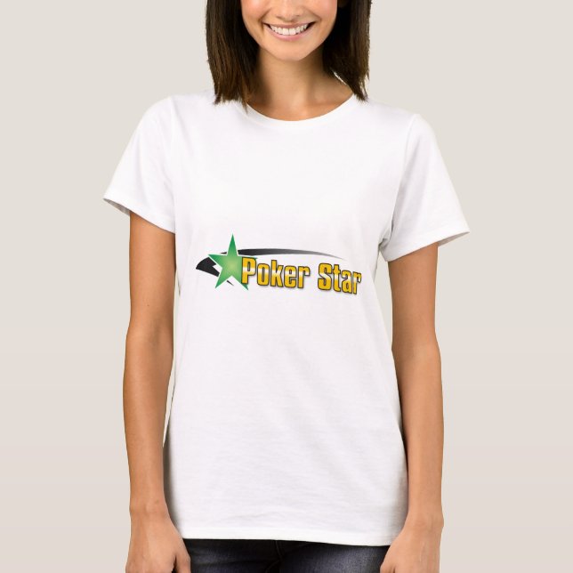 Pokerstjärna Tee Shirt (Framsida)