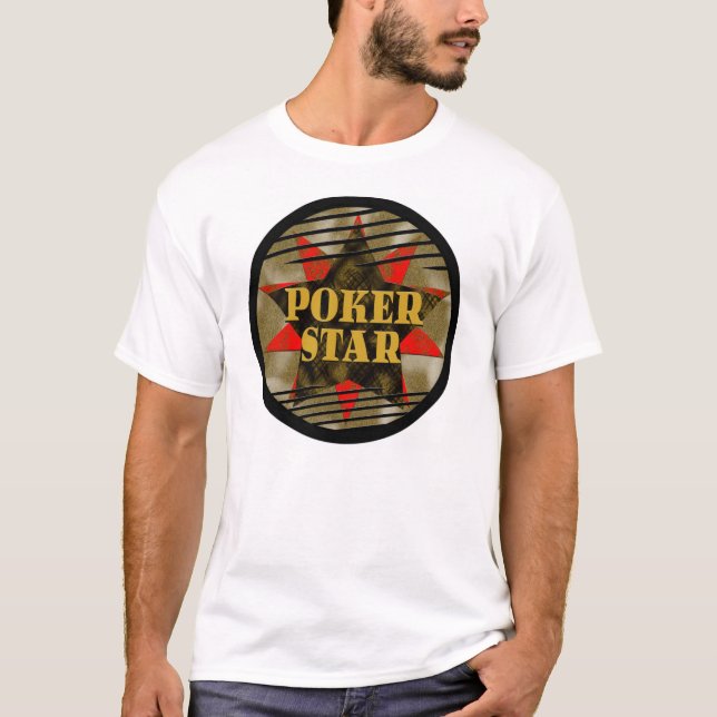 Pokerstjärna Tee Shirt (Framsida)