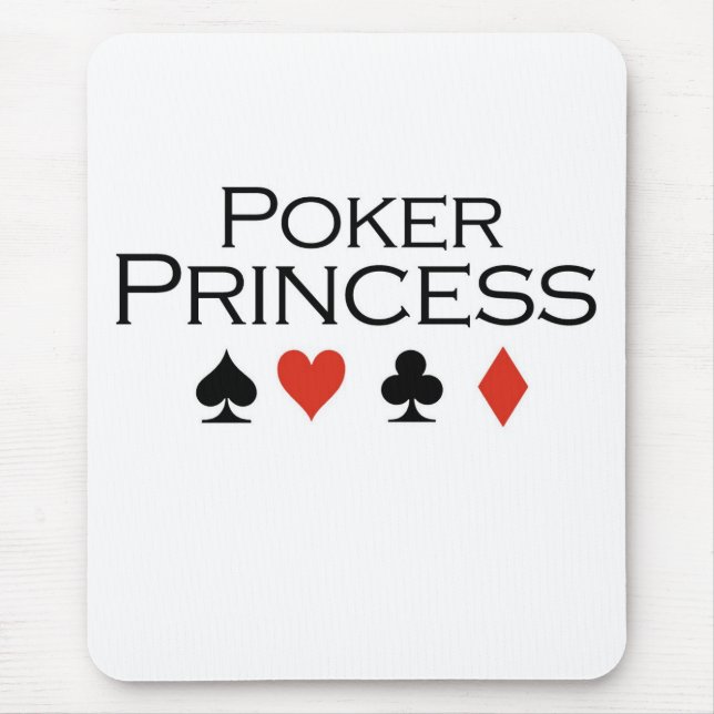 PokerT-tröja: "PokerPrincess ", Musmatta (Framsidan)