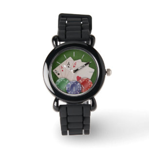 Pokervanvett Armbandsur