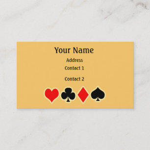 Pokervisitkort Visitkort