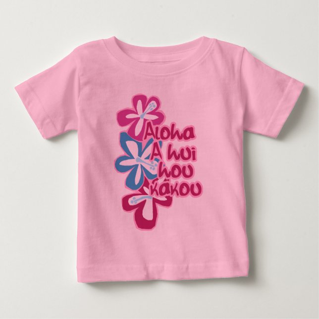Pokii Flower Infant Tees Tee Shirt (Framsida)