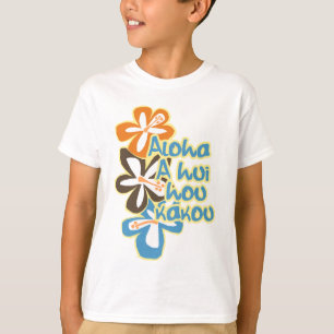Pokii Hawaiian Blommigt Aloha Design Tröja