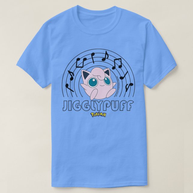Pokmon Jigglypuff Musik noter TShirt T Shirt (Design framsida)