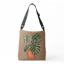 Poktad Monstera Plant Crossbody Plant
