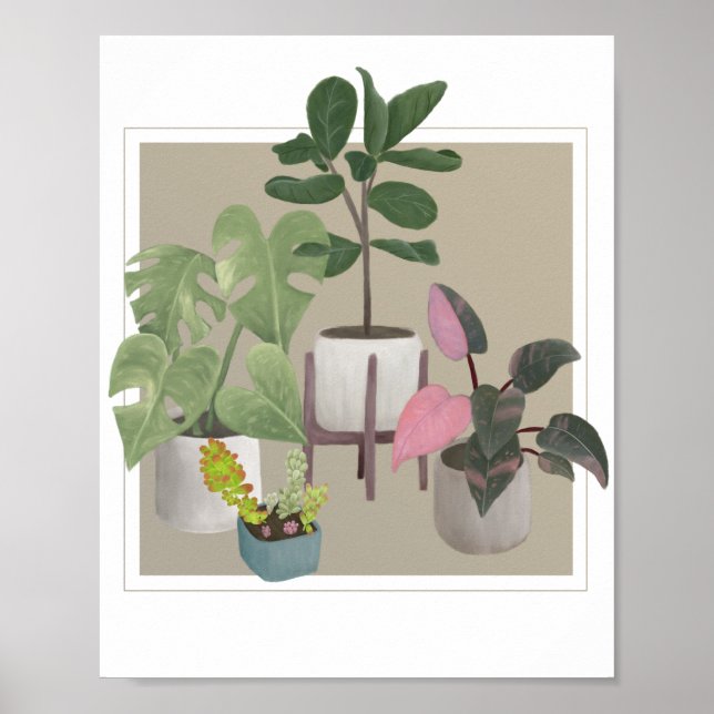 Poktade bostäder poster (Framsidan)
