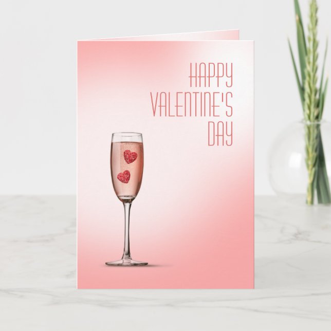 Poktionskort från Valentine Day Kärlek Helgkort (Framsida)