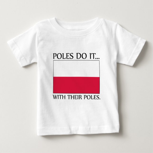 Polacker Gör Det... Med Sina Stavar T Shirt (Framsida)