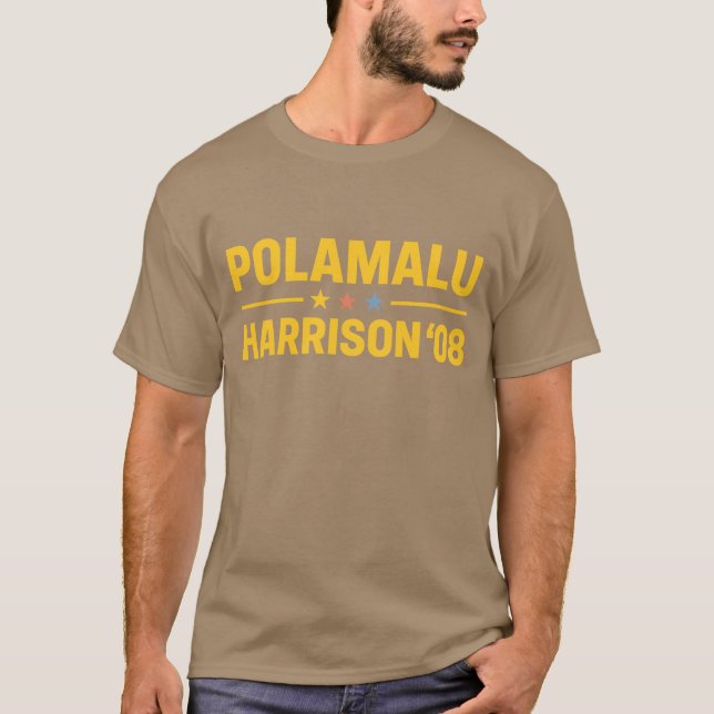 Polamalu Harrison "08 T Shirt (Framsida)