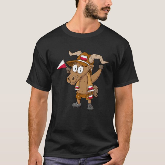 Poland Capricorn fan T Shirt (Framsida)