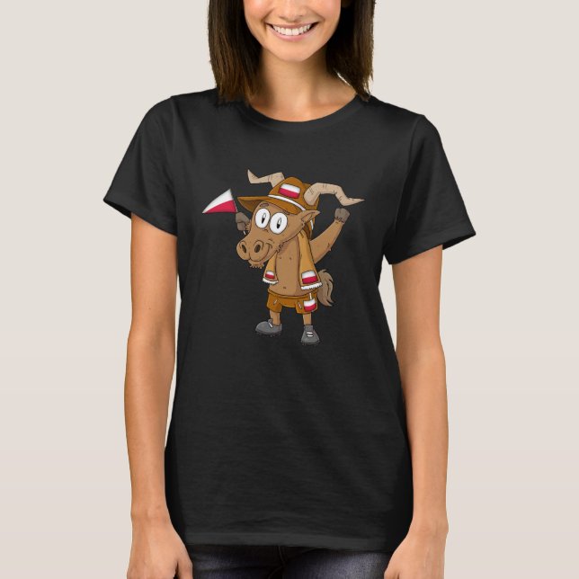 Poland Capricorn fan T Shirt (Framsida)