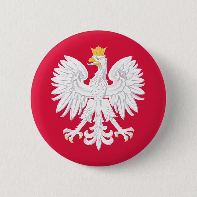 poland emblem knapp (Framsida)