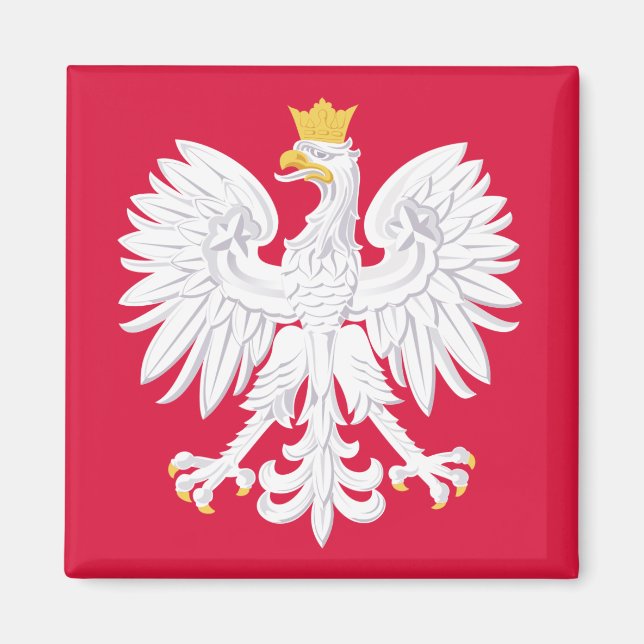 poland emblem magnet (Framsidan)