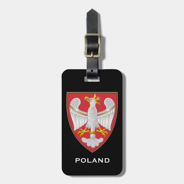 POLAND Luggage Tag Bagagebricka (Vertikal Framsida)