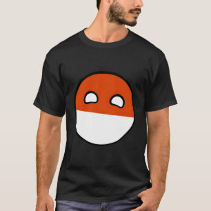 Polandball Countryballbollar Tecknader T Shirt