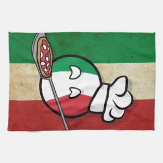 Polandball - Italyball danandepizza Kökshandduk