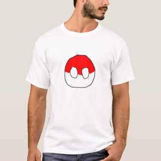 Polandball utslagsplats tee shirt
