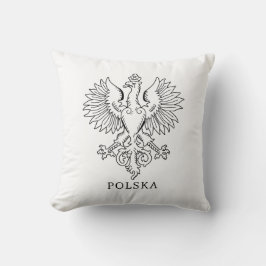 Poland's White Eagle Contemporary State Emblem  Kudde