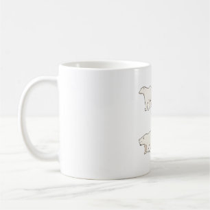 Polar är märkt av � Cute Animal Art Kaffemugg