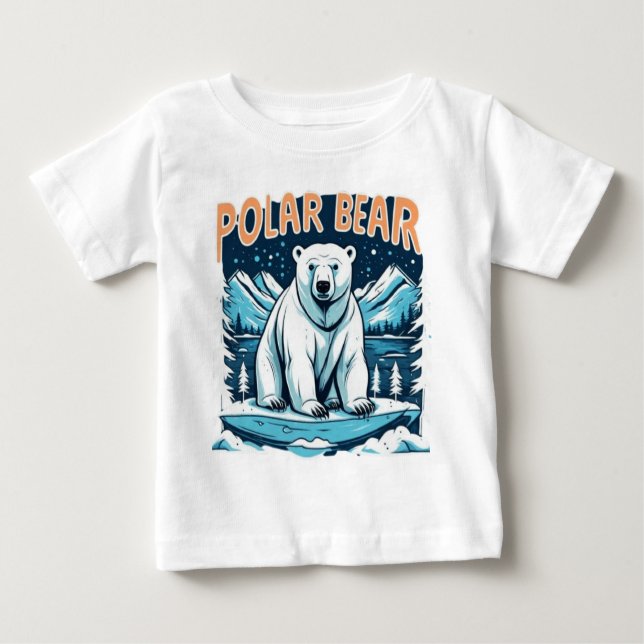 Polar av matbjörn för kutdjur t shirt (Framsida)