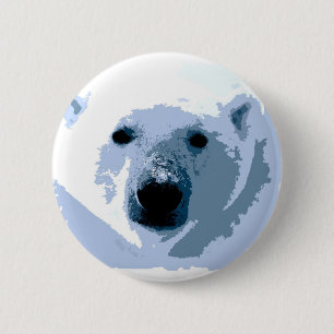 Polar av popkonst knapp