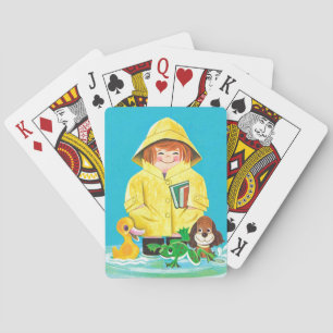Pölar av roligt casinokort