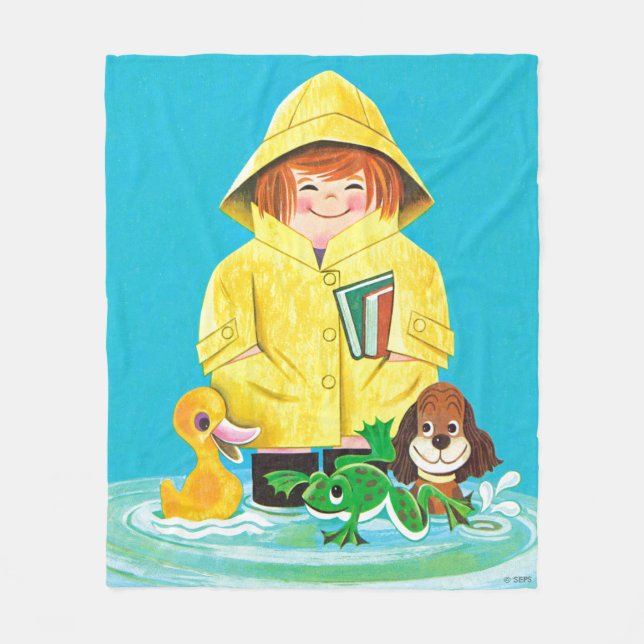 Pölar av roligt fleecefilt (Framsidan)