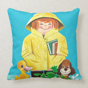 Pölar av roligt kudde