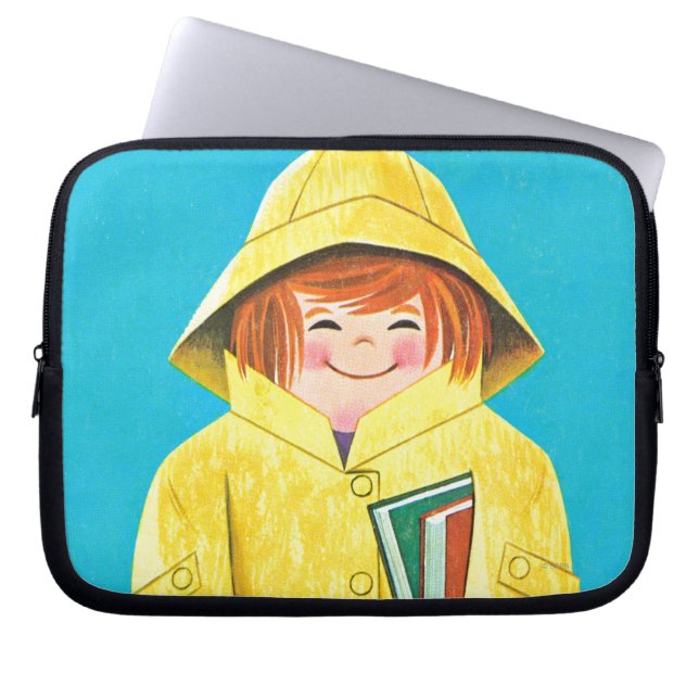 Pölar av roligt laptop sleeve (Framsidan)
