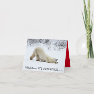 Polar Bär julkort Helgkort