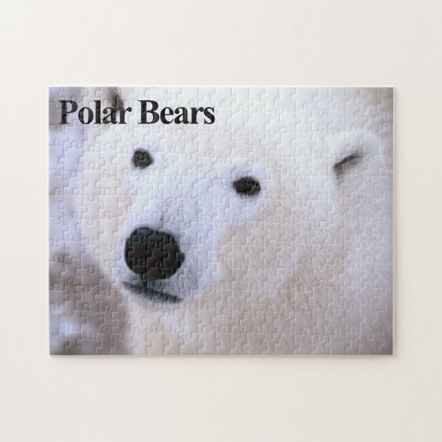 Polar Bear 11 Jigszawa Puzzle Pussel (Horisontell)