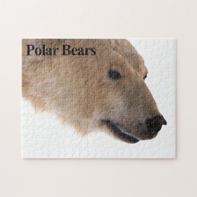 Polar Bear 2 Jigszawa Puzzle Pussel (Horisontell)