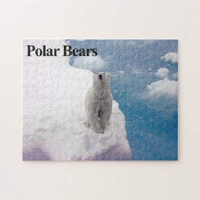 Polar Bear 4 Jigszawa Puzzle Pussel (Horisontell)