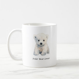 Polar Bear Älskare Mugg - Cute Polar Bear Mugg