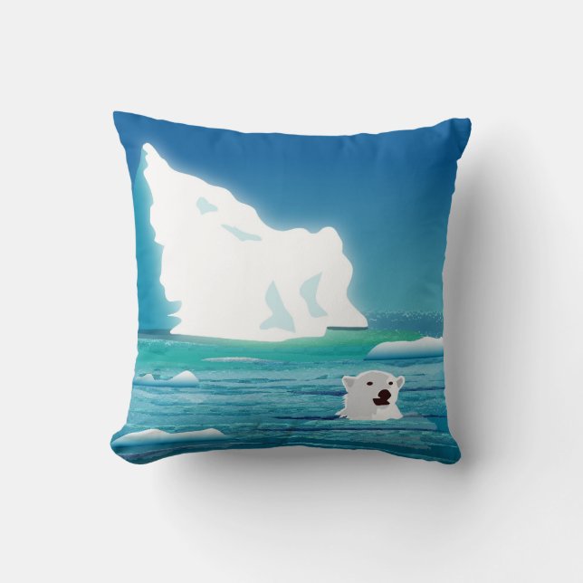 Polar Bear and Ice Kudde (Framsida)