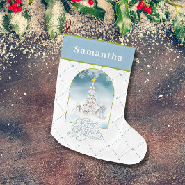 Polar Bear and Snögubbe-julklapp Stor Julstrumpa