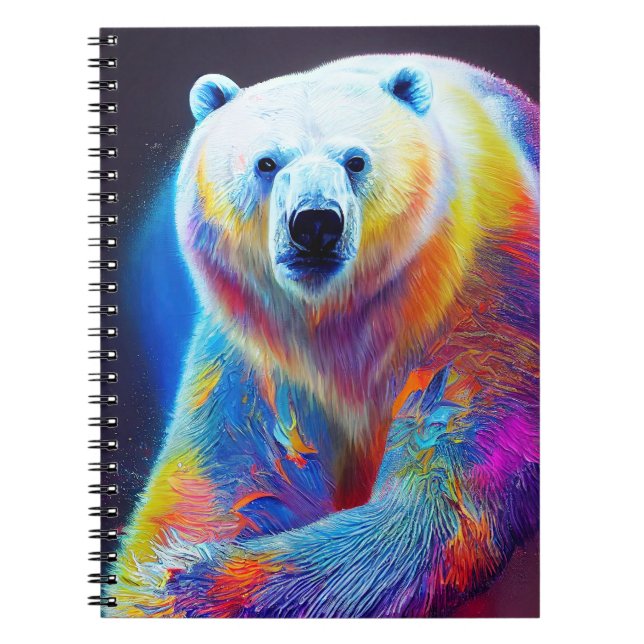 Polar Bear Animal Discovery Äventyr Natature Anteckningsbok (Framsidan)