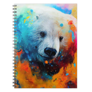Polar Bear Animal Discovery Äventyr Natature Anteckningsbok