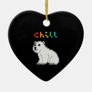 Polar Bear Animal Lover Julgransprydnad Keramik