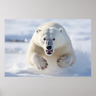 polar Bear Animal Nature Majestic Vild Poster