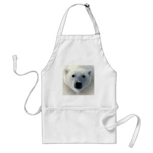 Polar Bear Ansikte Förkläde