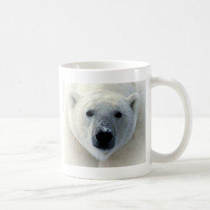 Polar Bear Ansikte Kaffemugg